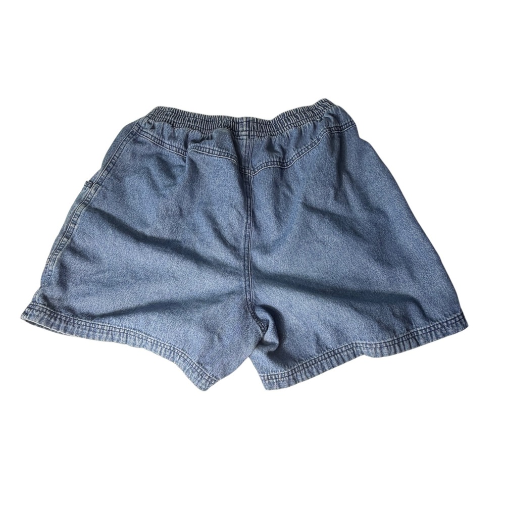 Vintage 90s Jonathan Logan Denim Cargo Shorts Size M Unisex Blue Utility Jorts - Picture 7 of 9